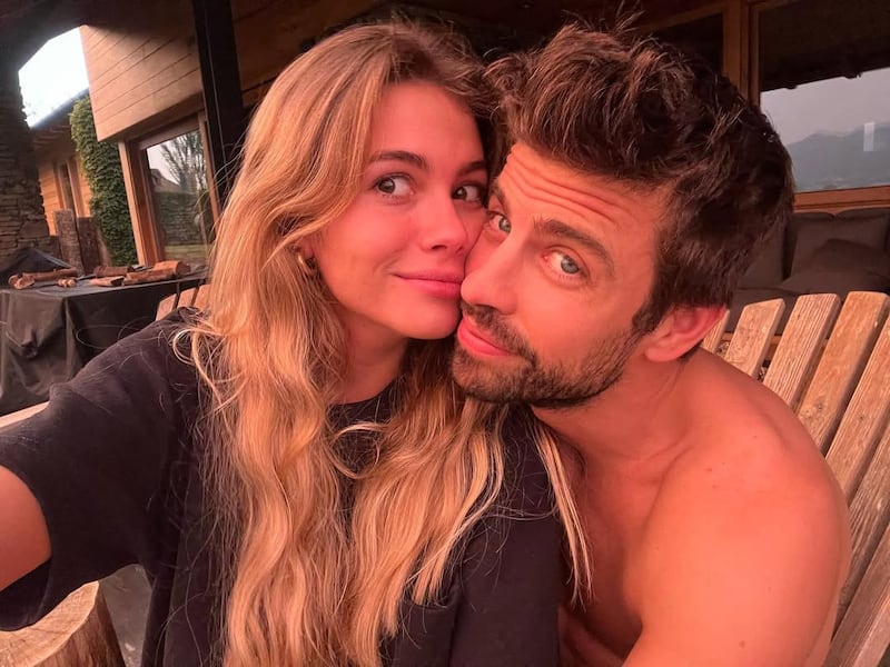 Gerard Piqué y Clara Chía