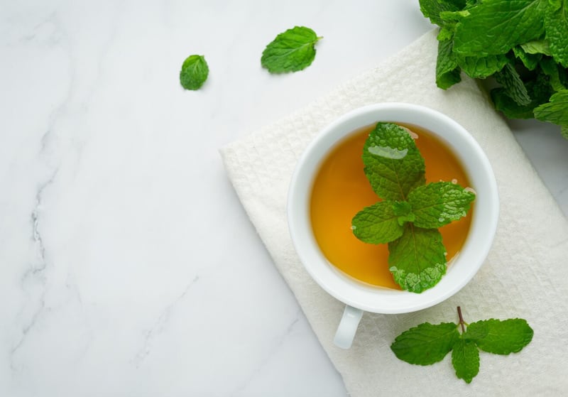 La infusión de menta es muy efectiva