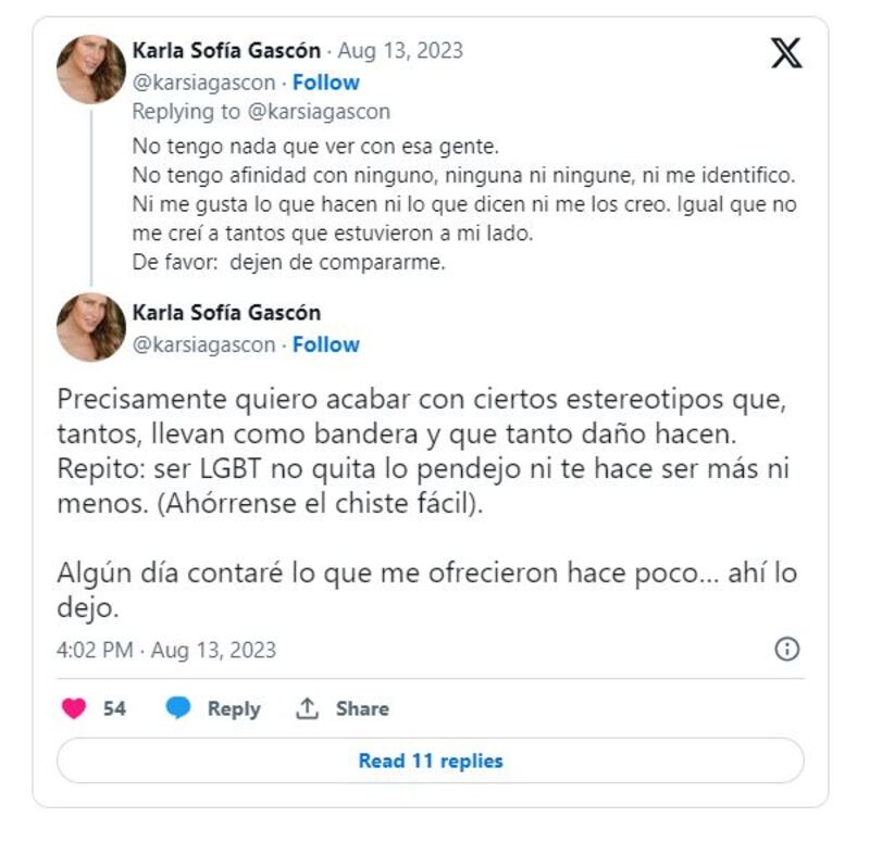 Las palabras de Karla Gascón sobre 'La casa de los famosos México' que desataron polémica|