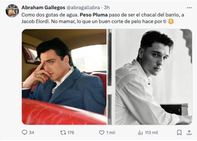 Los memes tras el radical cambio de look de Peso Pluma: "Parece el calamardo guapo"