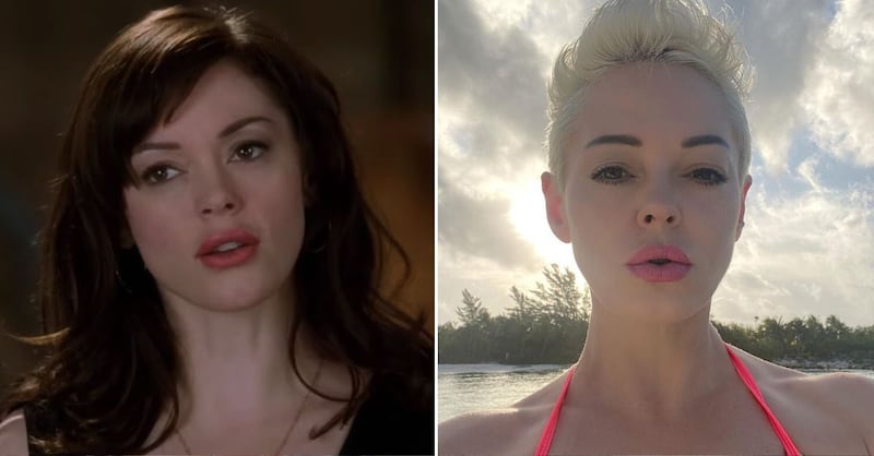 Rose McGowan en 'Charmed' y en la actualidad