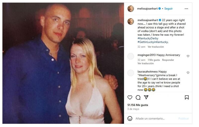 Melissa Joan Hart se caminó al altar con su marido en el año 2003