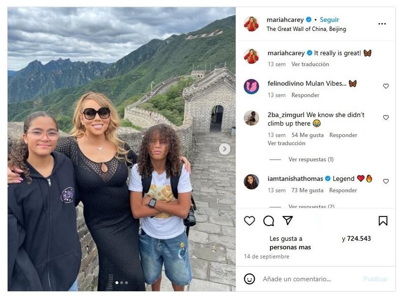 Mariah Carey procura pasar tiempo de calidad con sus mellizos