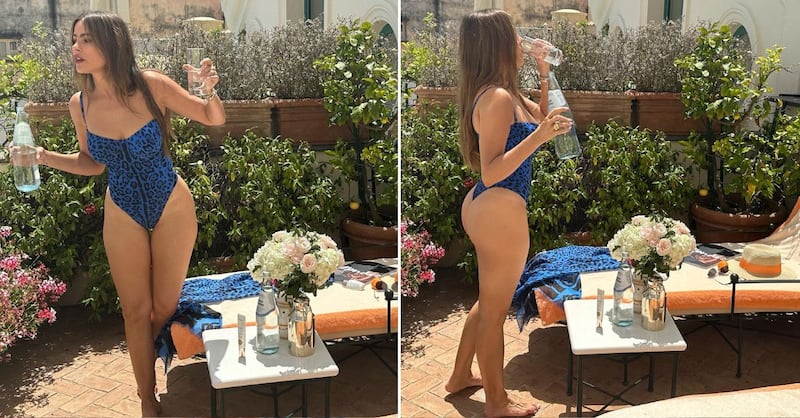 Sofía Vergara ha demostrado que se puede lucir sexy con un traje de baño de una pieza