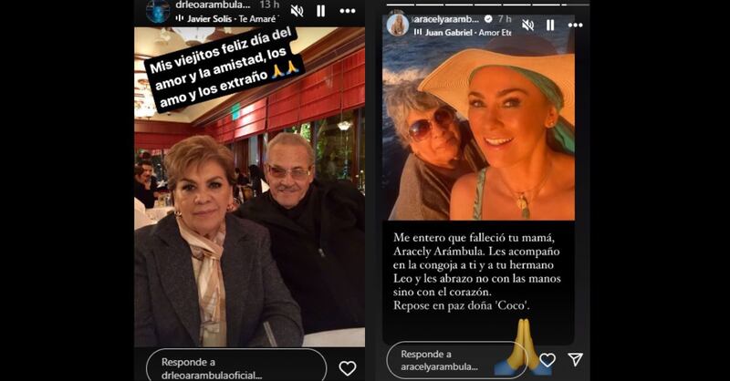 Devastada: Aracely Arámbula regresó a las redes tras la muerte de su madre