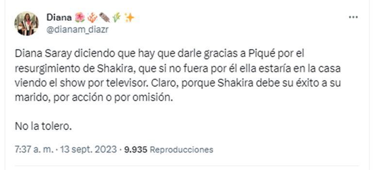 Las posibles reacciones de Clara Chía ante la “arrastrada” que le dio Shakira en los VMA.