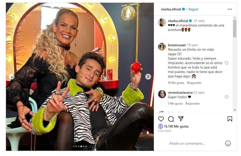 Niurka Marcos solía tener una relación cercana con su hijo menor, Emilio Osorio