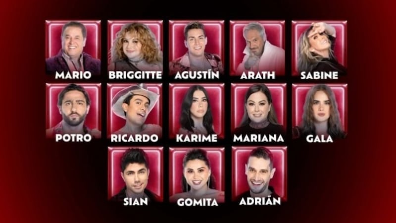 Nominados de 'La Casa de los Famosos México'