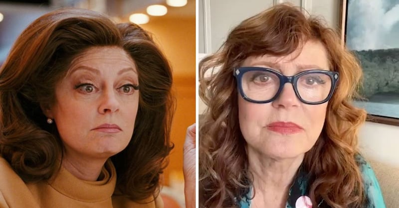 Susan Sarandon en 'Desde mi cielo' y en la actualidad