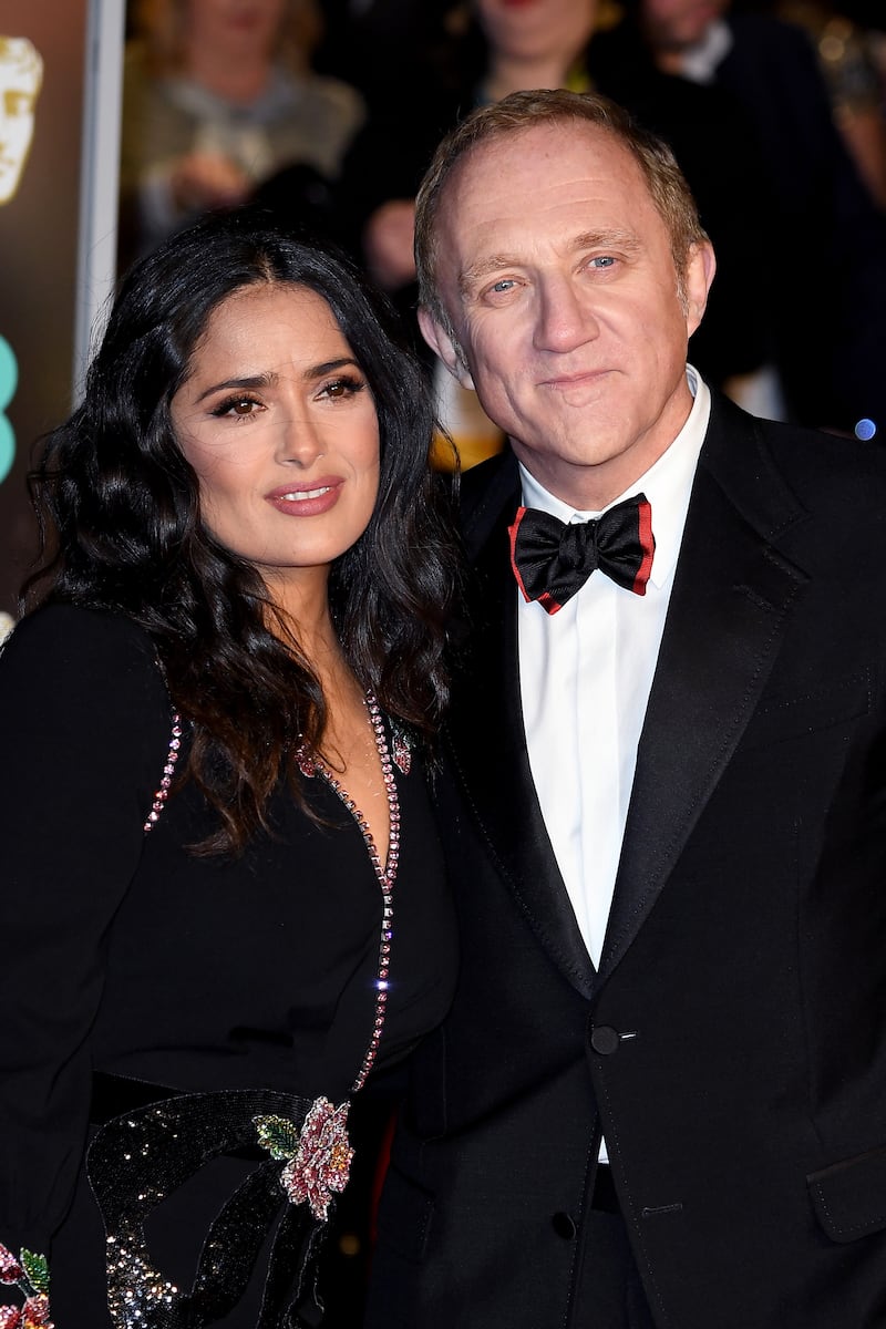 Salma Hayek y su esposo Francois-Henri Pinault