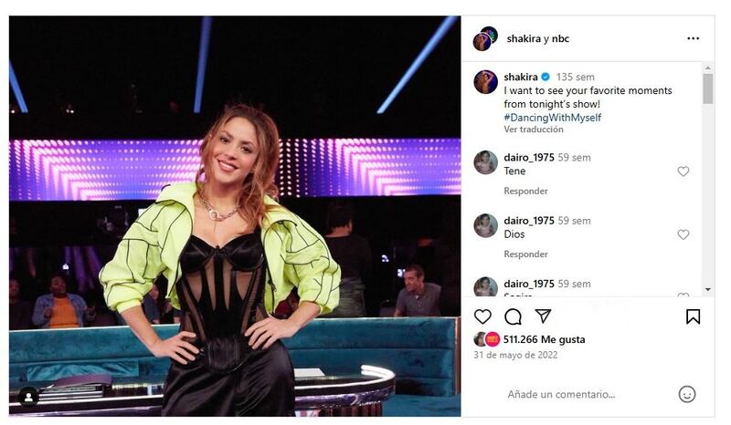 Shakira fue de las primeras estrellas en llevar el audaz corsé transparente