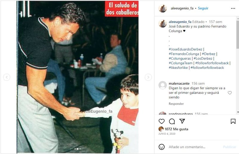 Fernando Colunga y José Eduardo Derbez son padrino y ahijado