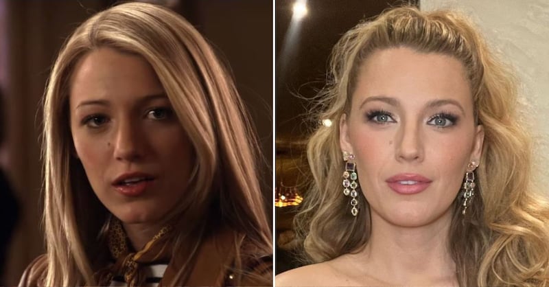 Blake Lively en la primera temporada de 'Gossip Girl' y en la actualidad