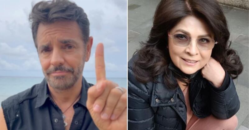 Victoria Ruffo y Eugenio Derbez burlas