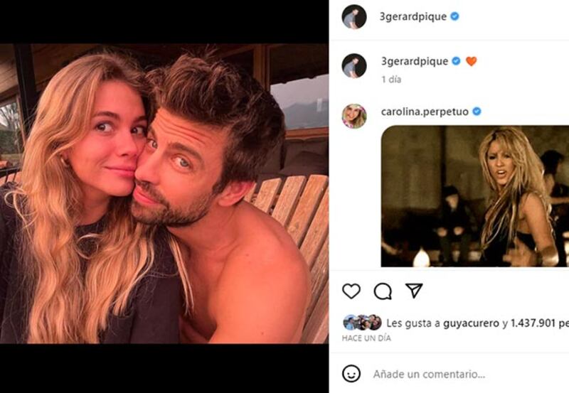 Piqué y su novia