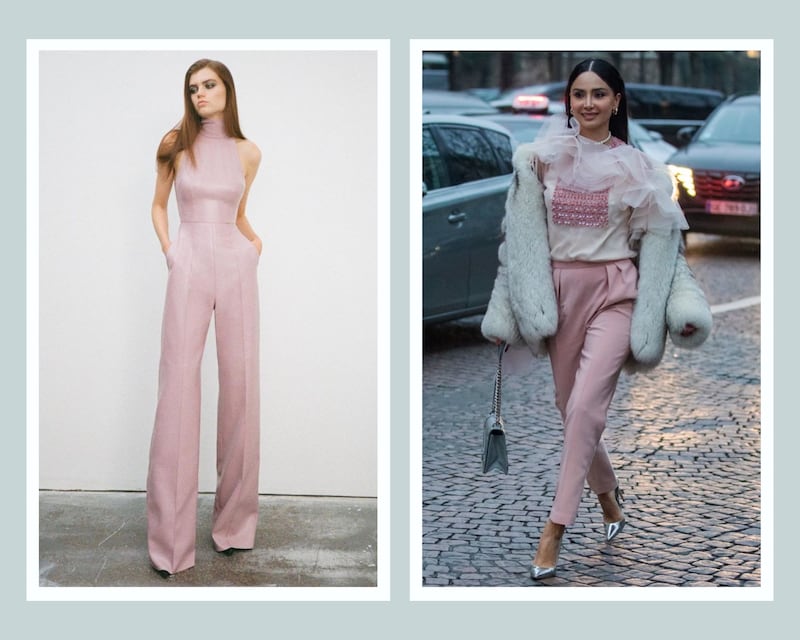 Los looks rosa palo serán tendencia este 2025.