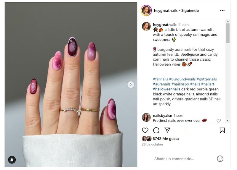 Las ‘mauve nails’ son la última tendencia en manicura sofisticada