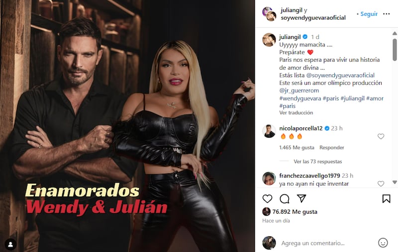 Julián Gil / Wendy Guevara