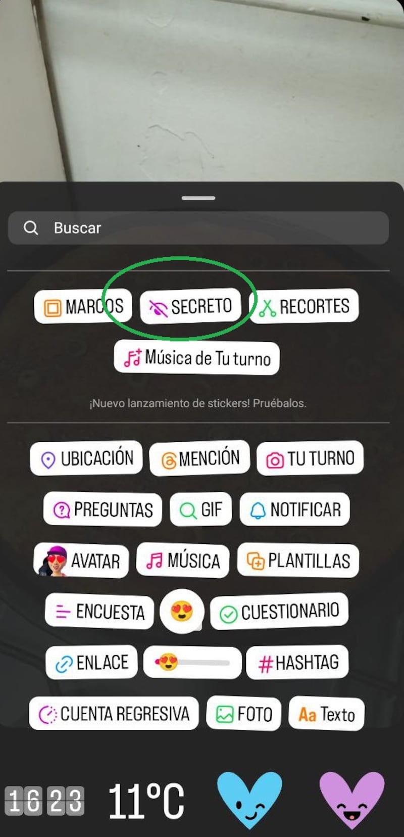 Instagram historias secretas