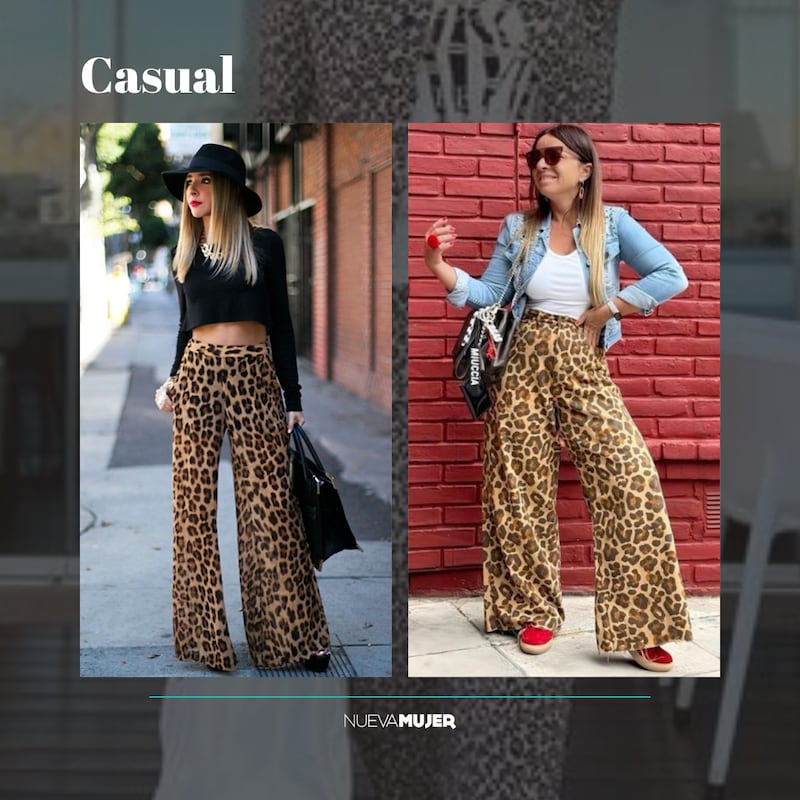 Tendencia pantalones animal print