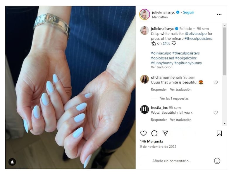 Las ‘cloud nails’ son las uñas ideales para quienes buscan un look discreto y sofisticado