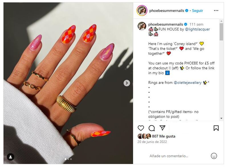 La manicura 'preppy' promete mantenerse de moda hasta finales de 2024