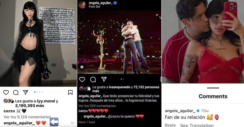 ¿Peor que "fan de su relación"? Aseguran que este es el mensaje "más descarado" que Ángela Aguilar habría enviado a Cazzu