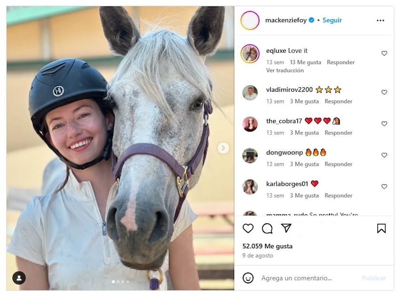 Mackenzie Foy ha estado alejada de la pantalla grande durante los últimos años