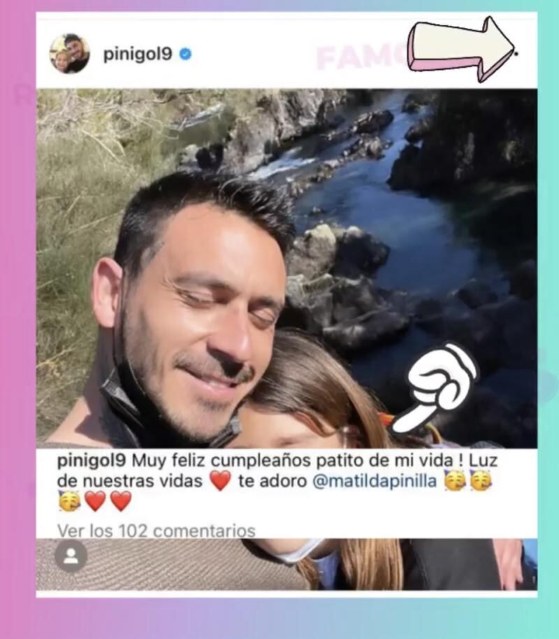 Hija de Mauricio Pinilla | Instagram