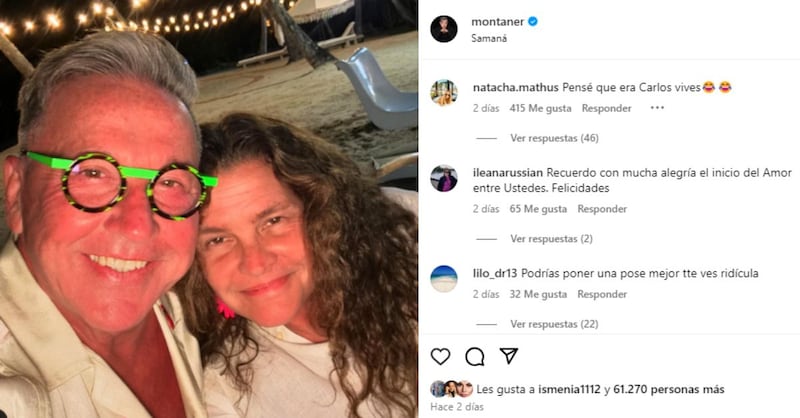 "Pensé que era Carlos Vives": Ricardo Montaner presume a su esposa y la confunden con el cantante