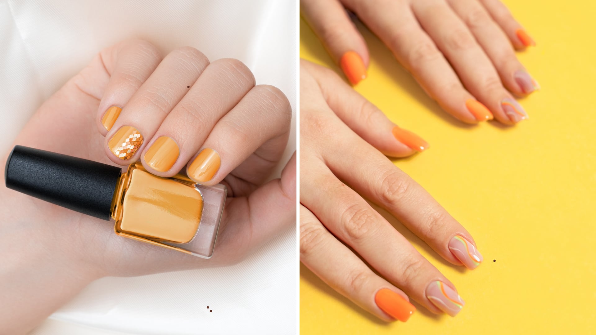 El naranja: el color perfecto para lucir una manicura hot este verano.