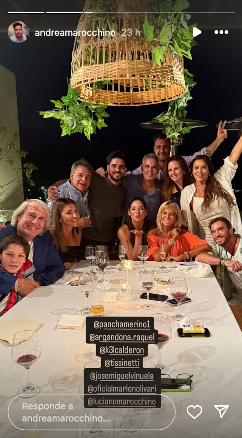 Historias de fiesta de "Tal Cual" con Raquel Argandoña y Kel Calderón | Fuente: Instagram