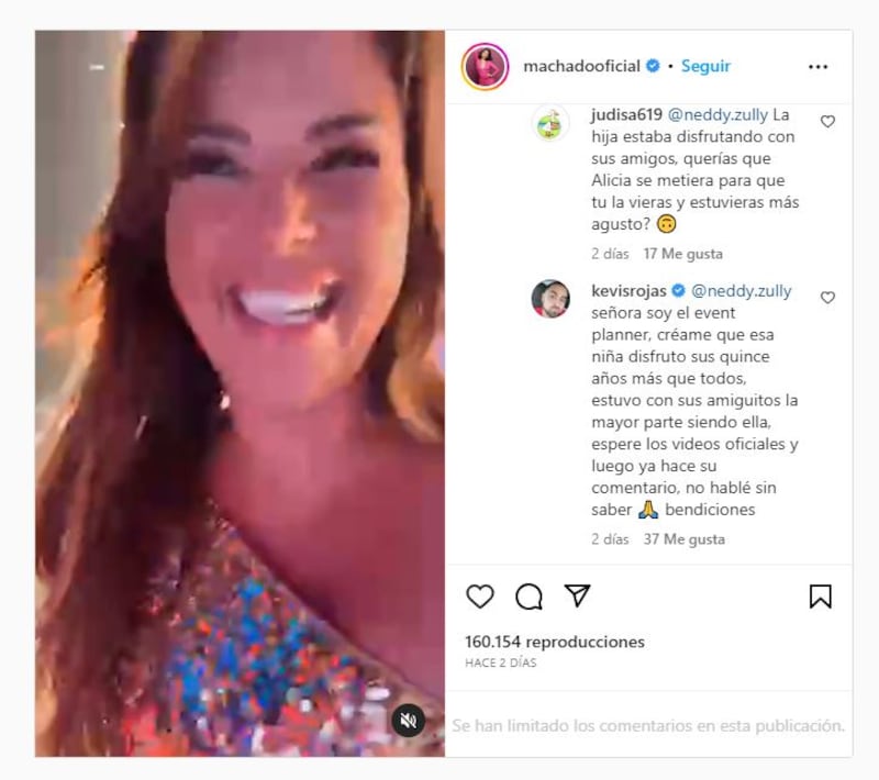 Alicia Machado botó la casa por la ventana para celebrar los XV años de su hija, Dinorah Valentina