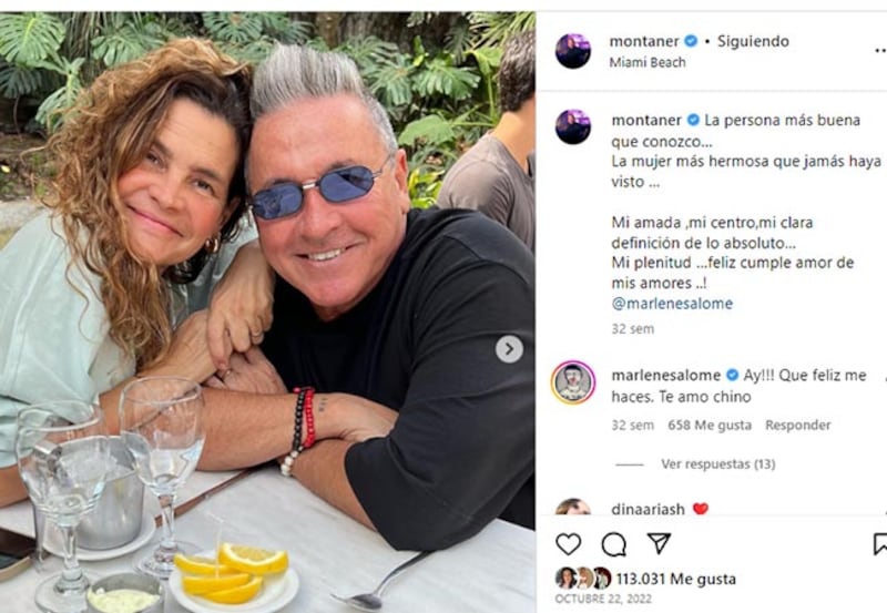 Ricardo Montaner esposa