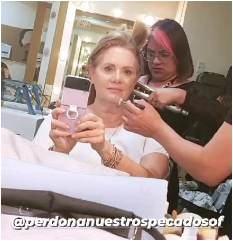 Érika Buenfil sin maquillaje