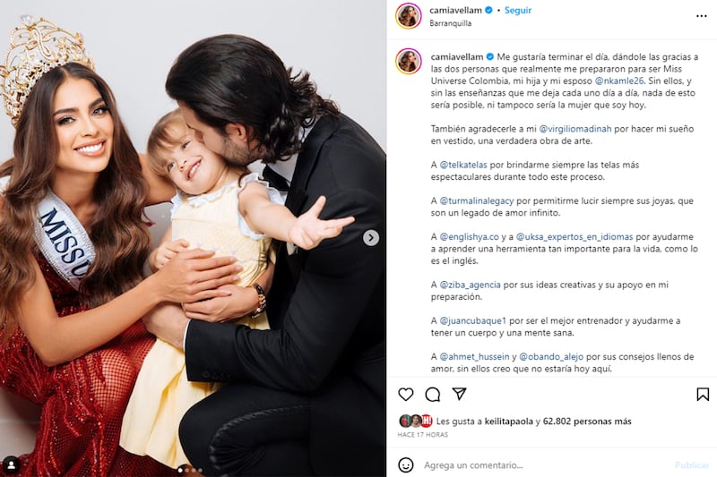 “Como está casada y con hijos”: siguen las molestias tras el triunfo de la nueva Miss Colombia.