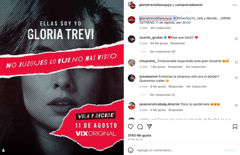 Serie Gloria Trevi 'Ellas Soy Yo'