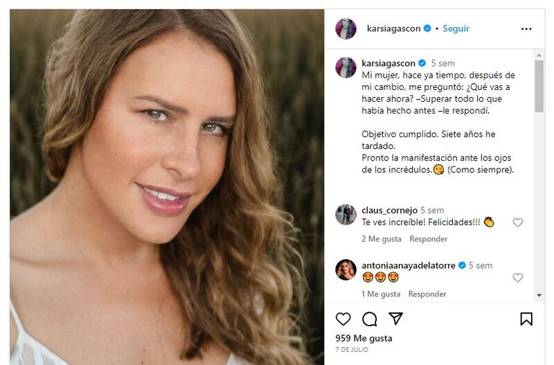 Karla Gascón quiere que dejen de compararla con Wendy Guevara