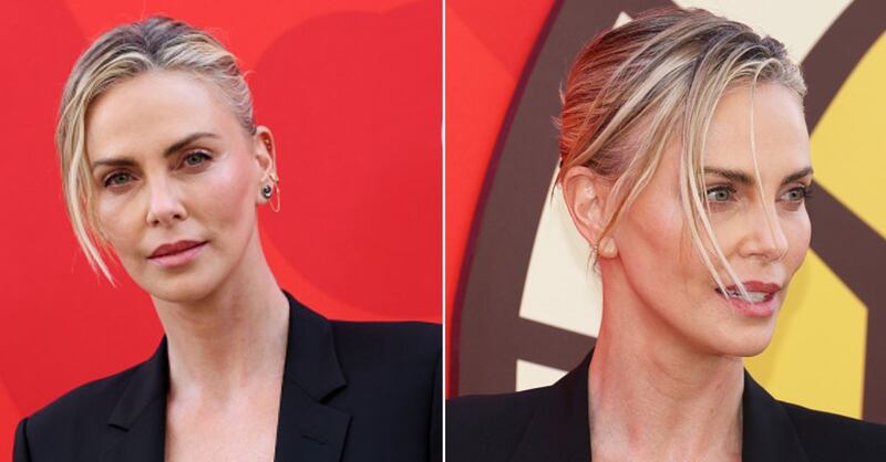 El recogido de Charlize Theron que te resuelve en esos días en el que tienes el cabello sucio