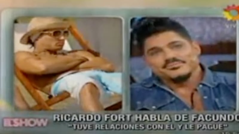 Facundo González y Ricardo Fort | Captura: Este es el show