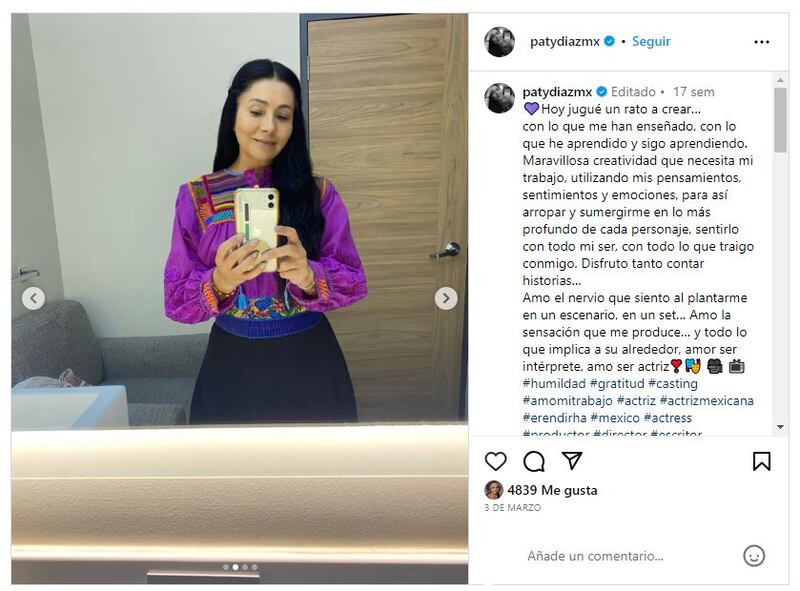 Paty Díaz encarna a Eréndira en 'Nadie como tú'