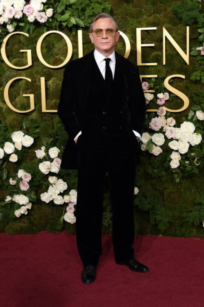 Alfombra Roja Globos de Oro 2025, Daniel Craig- Getty Images