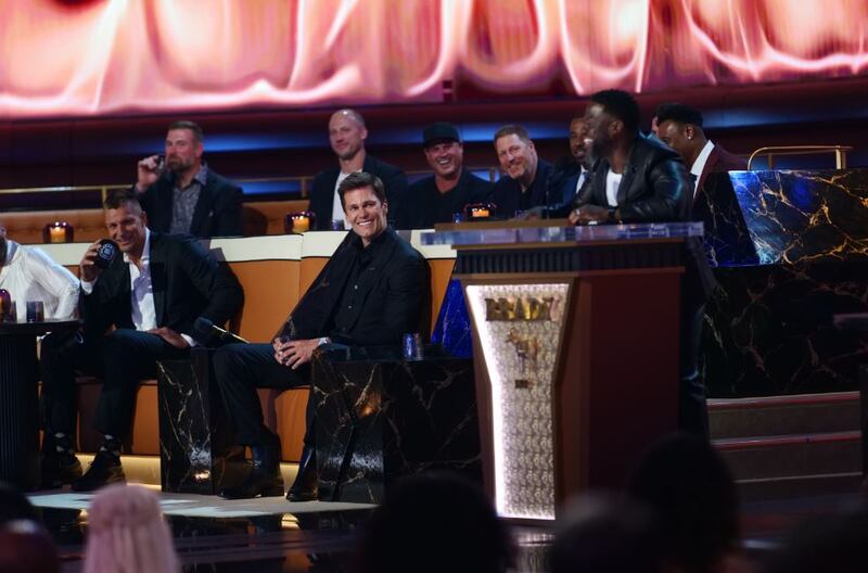 Tom Brady y Kevin Hart en 'The Greatest Roast Of All Time: Tom Brady' para el 'Netflix is a Joke Festival' en el Kia Forum el domingo 5 de mayo de 2024 en Inglewood, CA.