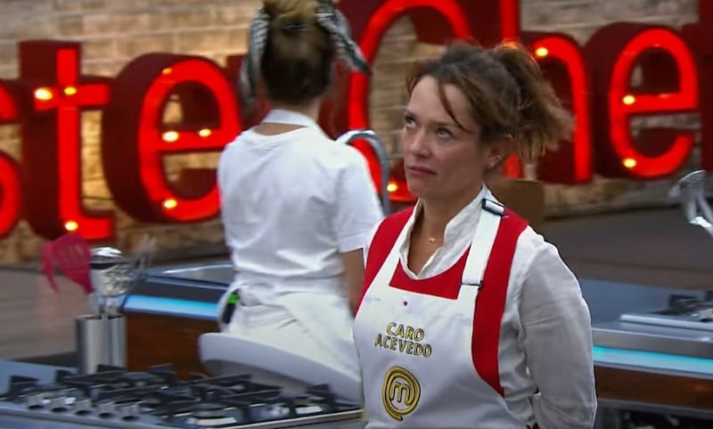 A la actriz Carolina Acevedo no le gustaron las críticas que le hizo el jurado de  'MasterChef Colombia' al presentar su plato.