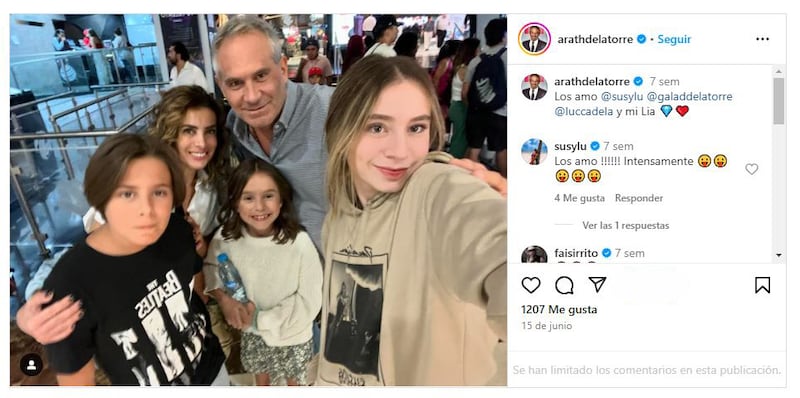 Arath de la Torre es un hombre dedicado a su familia