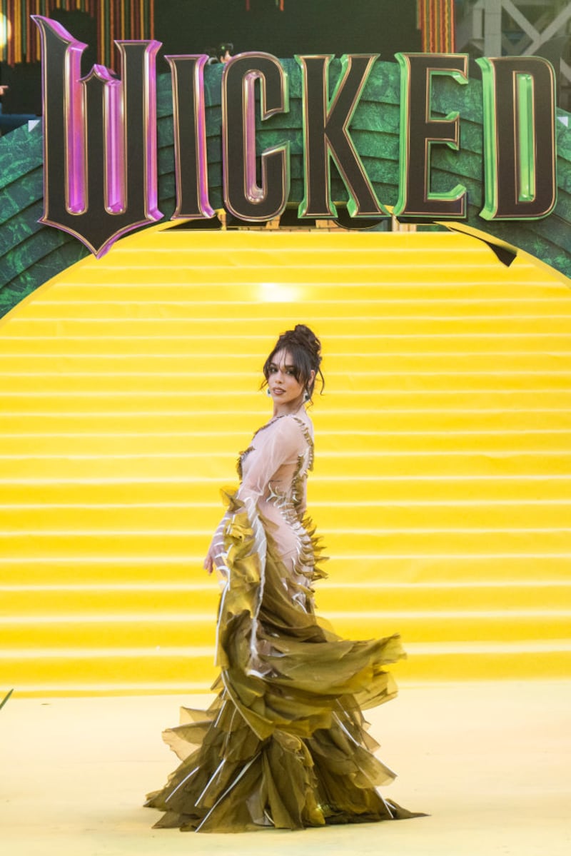 Danna en la premiere ‘Wicked’.