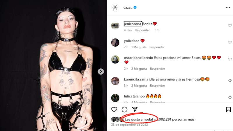 Cazzu desarchiva foto sexy con la que cautivó a Christian Nodal, y sorprende a todos.