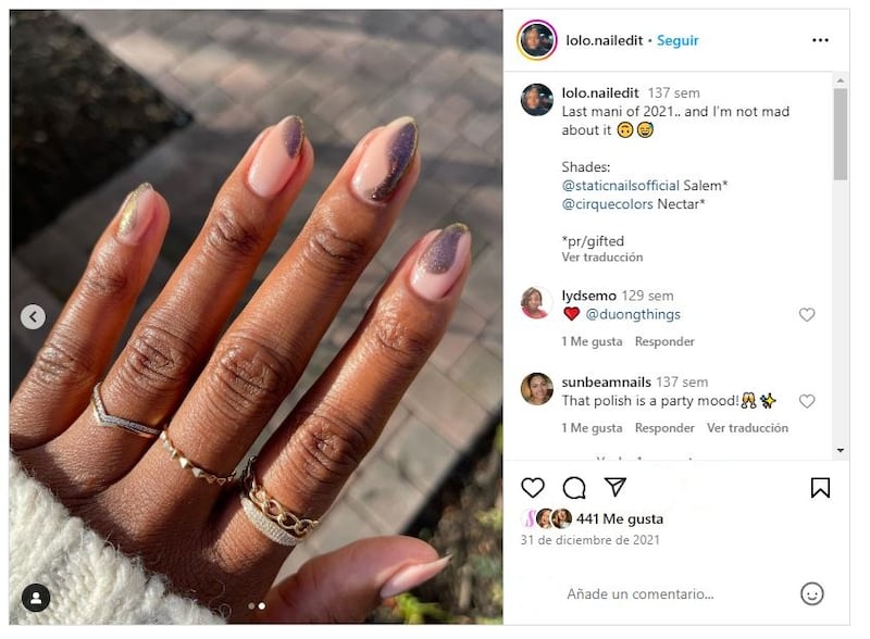 Las 'brown chrome nails' son perfectas para despedir el verano y recibir el otoño a la moda