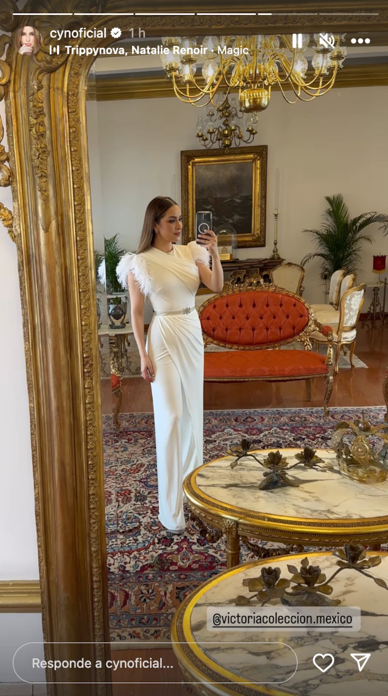 Cynthia Rodríguez: su look para el bautizo de León