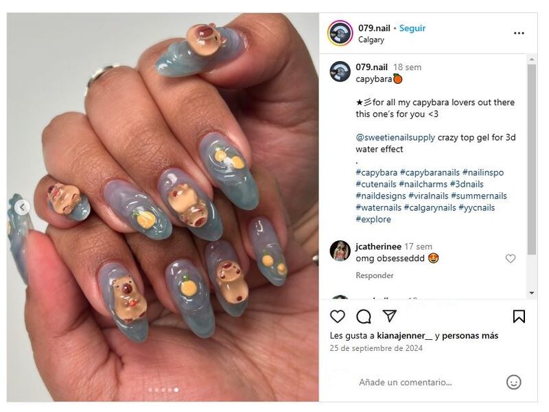 Las uñas capibara son perfectas para llevar durante la temporada primavera-verano